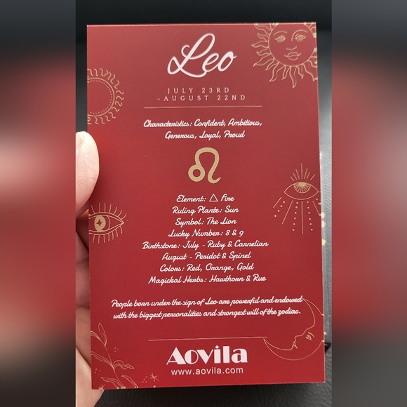 BN • Aovila • Crystal • Leo • Gift • Self-love Item - Picture 3 of 3